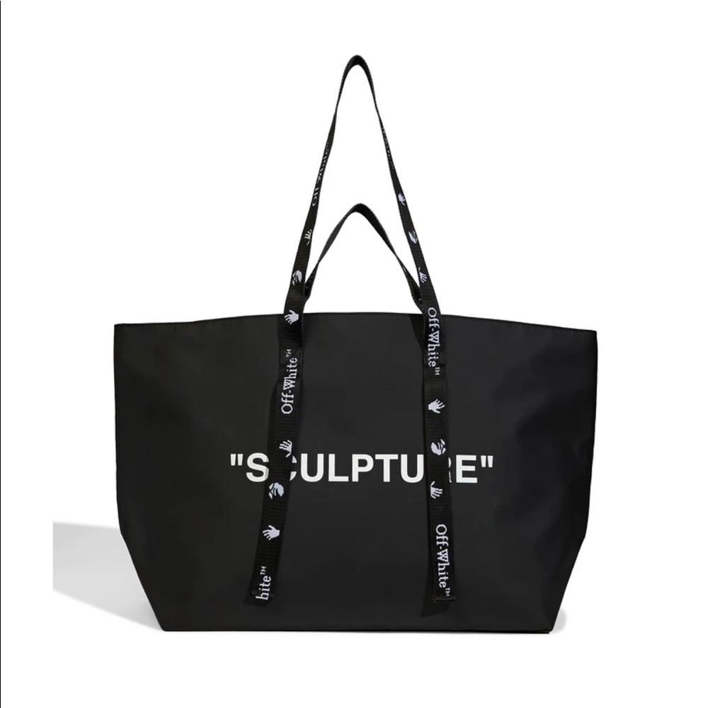 OFF WHITE VIRGIL ABLOH SCULPTURE TOTE BAG